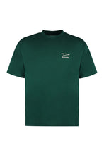 Load image into Gallery viewer, Slogan cotton crew-neck T-shirt
