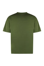 Load image into Gallery viewer, Slogan cotton crew-neck T-shirt

