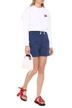 Load image into Gallery viewer, Cotton crew-neck sweatshirt with logo
