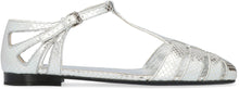 Load image into Gallery viewer, Rainbow leather flat sandals
