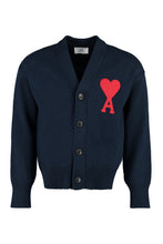 Load image into Gallery viewer, Wool blend cardigan with buttons
