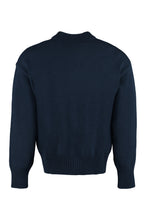 Load image into Gallery viewer, Wool blend cardigan with buttons
