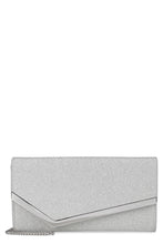 Load image into Gallery viewer, Emmie glittered fabric clutch
