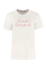 Load image into Gallery viewer, Embroidered cotton T-shirt
