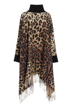 Load image into Gallery viewer, Wool and cashmere blend poncho

