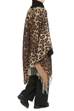 Load image into Gallery viewer, Wool and cashmere blend poncho
