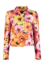Load image into Gallery viewer, Gerbera daisy print single-breasted blazer
