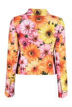 Load image into Gallery viewer, Gerbera daisy print single-breasted blazer
