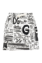 Load image into Gallery viewer, Printed cotton mini skirt
