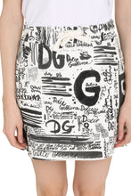 Load image into Gallery viewer, Printed cotton mini skirt
