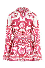 Load image into Gallery viewer, Printed silk pajama shirt
