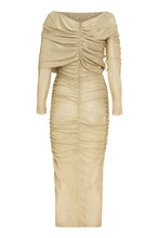 Load image into Gallery viewer, Draped pencil dress
