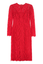 Load image into Gallery viewer, Floral macramé-lace dress
