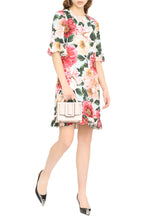 Load image into Gallery viewer, Camellia print cady dress
