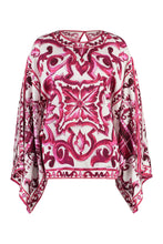 Load image into Gallery viewer, Printed silk blouse
