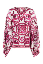Load image into Gallery viewer, Printed silk blouse

