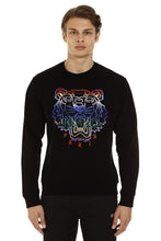 Load image into Gallery viewer, Tiger embroidery cotton sweatshirt
