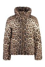 Load image into Gallery viewer, Leopard print short down jacket
