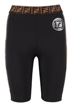 Load image into Gallery viewer, Logoed side stripe cycling shorts
