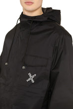 Load image into Gallery viewer, Hooded techno fabric raincoat
