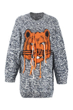 Load image into Gallery viewer, K-Tiger jacquard knit mini-dress
