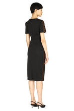Load image into Gallery viewer, Logoed stripe sheath dress
