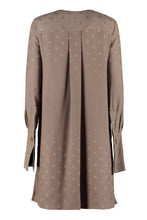 Load image into Gallery viewer, Ruffled crepe mini dress
