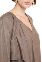 Load image into Gallery viewer, Ruffled crepe mini dress
