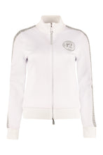 Load image into Gallery viewer, Contrasting stripes full-zip jacket
