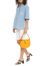 Load image into Gallery viewer, Short sleeve denim shirt
