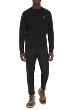 Load image into Gallery viewer, Cotton crew-neck sweatshirt with logo
