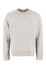 Load image into Gallery viewer, Cotton crew-neck sweatshirt with logo
