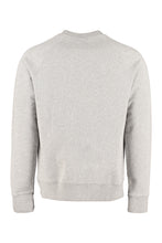 Load image into Gallery viewer, Cotton crew-neck sweatshirt with logo
