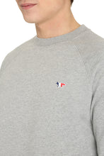 Load image into Gallery viewer, Cotton crew-neck sweatshirt with logo
