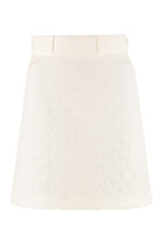 Load image into Gallery viewer, Quilted silk mini skirt
