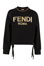 Load image into Gallery viewer, Logo detail cotton sweatshirt
