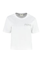 Load image into Gallery viewer, Cotton crew-neck T-shirt
