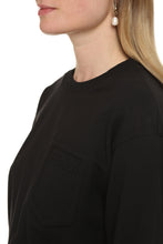 Load image into Gallery viewer, Cotton crew-neck sweatshirt with logo
