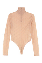 Load image into Gallery viewer, Embroidered tulle bodysuit
