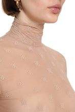 Load image into Gallery viewer, Embroidered tulle bodysuit
