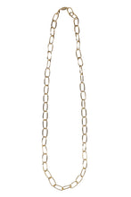 Load image into Gallery viewer, Long Bolt gold-tone metal necklace
