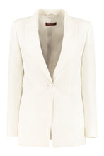 Load image into Gallery viewer, Funghi virgin wool single-breasted blazer
