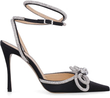 Load image into Gallery viewer, Double Bow satin pumps
