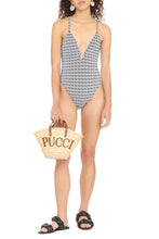 Load image into Gallery viewer, One-piece swimsuit with logo
