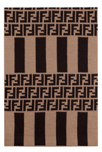 Load image into Gallery viewer, FF motif jacquard shawl
