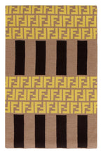 Load image into Gallery viewer, Wool scarf with logo intarsia
