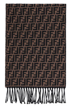 Load image into Gallery viewer, Two-tone fringed scarf

