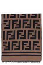 Load image into Gallery viewer, Wool-silk FF jacquard shawl
