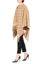 Load image into Gallery viewer, Jacquard wool cape
