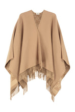Load image into Gallery viewer, Jacquard wool cape
